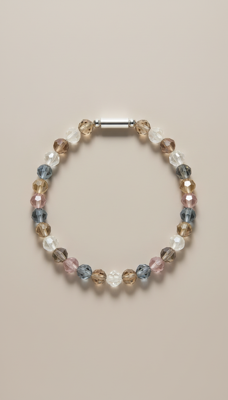 Crystal Bead Statement Necklace